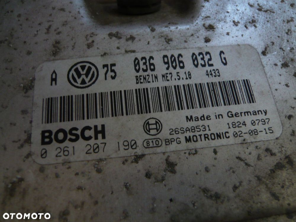 Komputer Sterownik Silnika 0261207190 VW Golf IV Polo 9N Lupo - 2