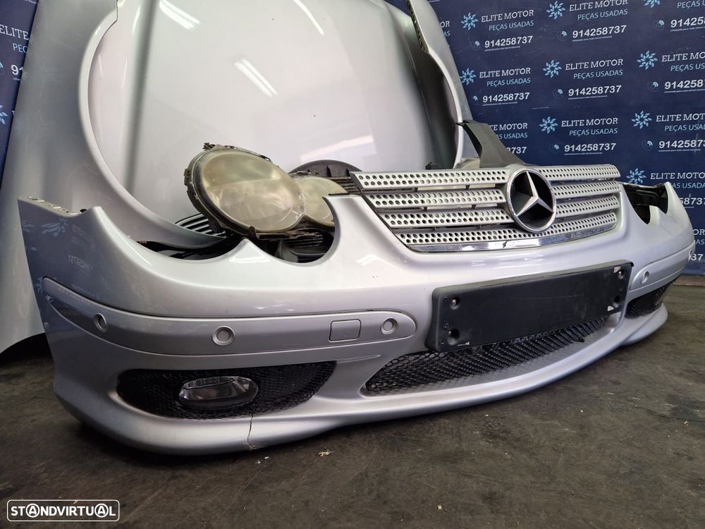 Frente completa usada MERCEDES CLASS C W203 SPORT COUPE AMG 220 CDI parachoques capot oticas guarda lamas reforço - 4