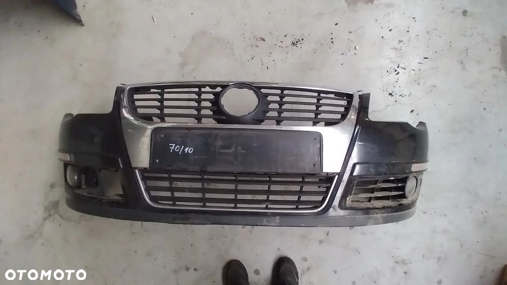 VW PASSAT B6 ZDERZAK PRZEDNI PRZÓD KOMPLETNY LC9X nr. 70/10 - 1