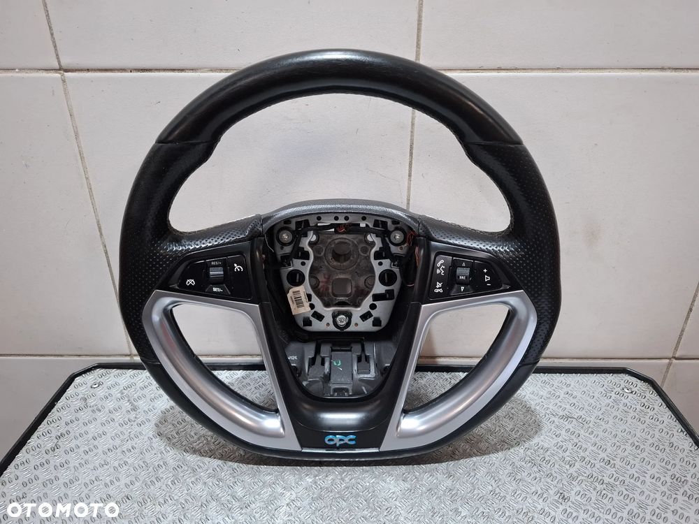 Kierownica multifunkcyjna OPC Opel Insignia A lift 2011 rok skóra  nr 13294295 - 1