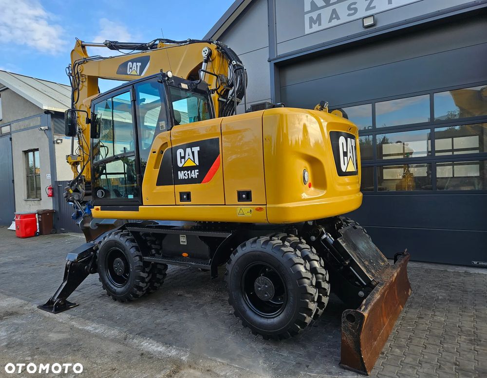 Caterpillar KOPARKA KOŁOWA CAT CATERPILLAR M314F M314 313 314 315 2018R ROTOTILT - 5