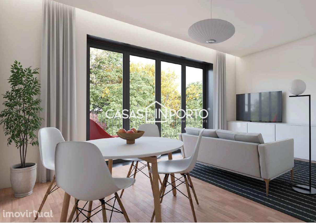 T1  de charme com varanda e terraço, próximo à Praça das Flores - Grande imagem: 2/12