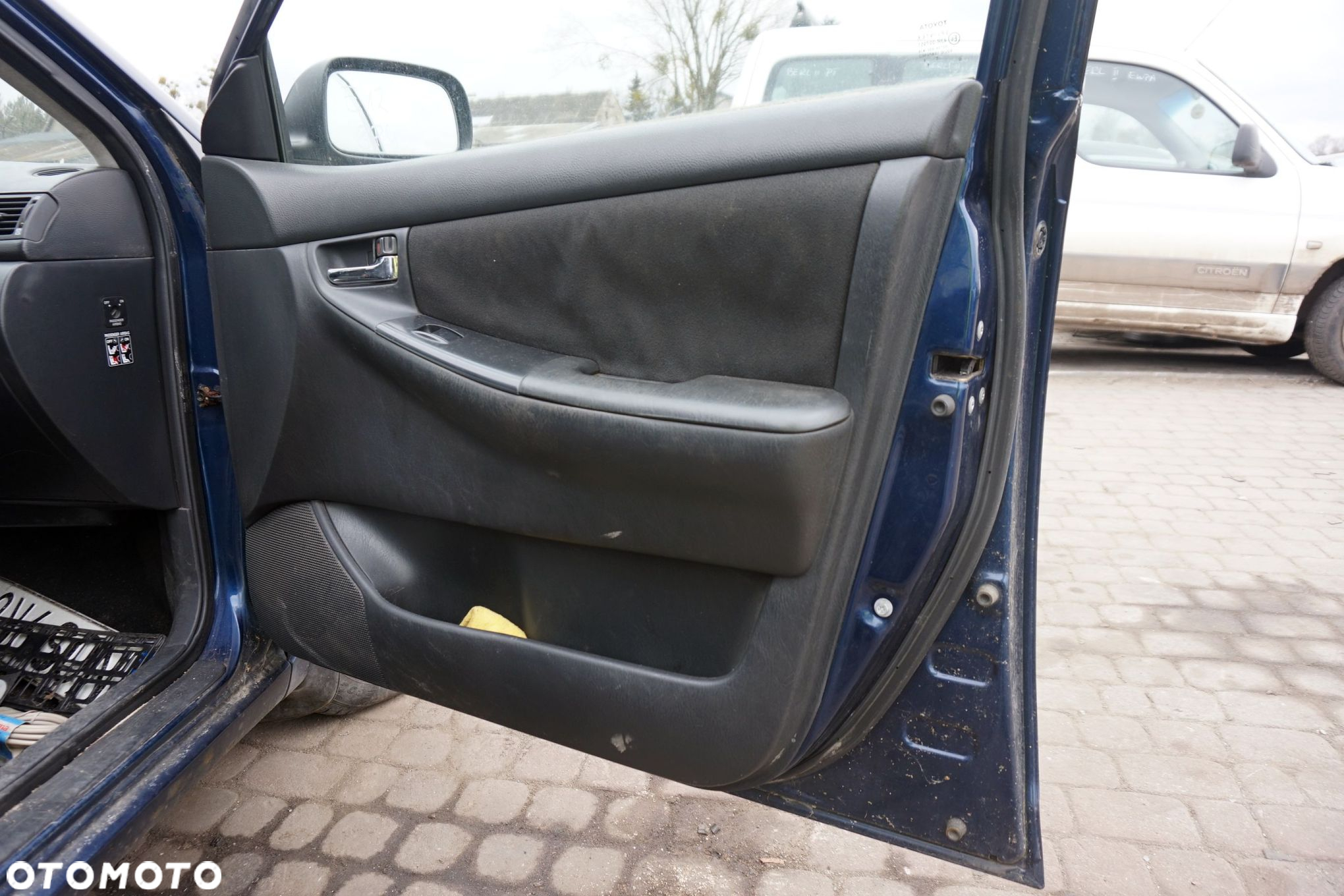 DRZWI PRZEDNIE PRAWE COROLLA E12 LIFT 5D HB 8P4  GRANATOWY TOYOTA 2004-2007 - 6