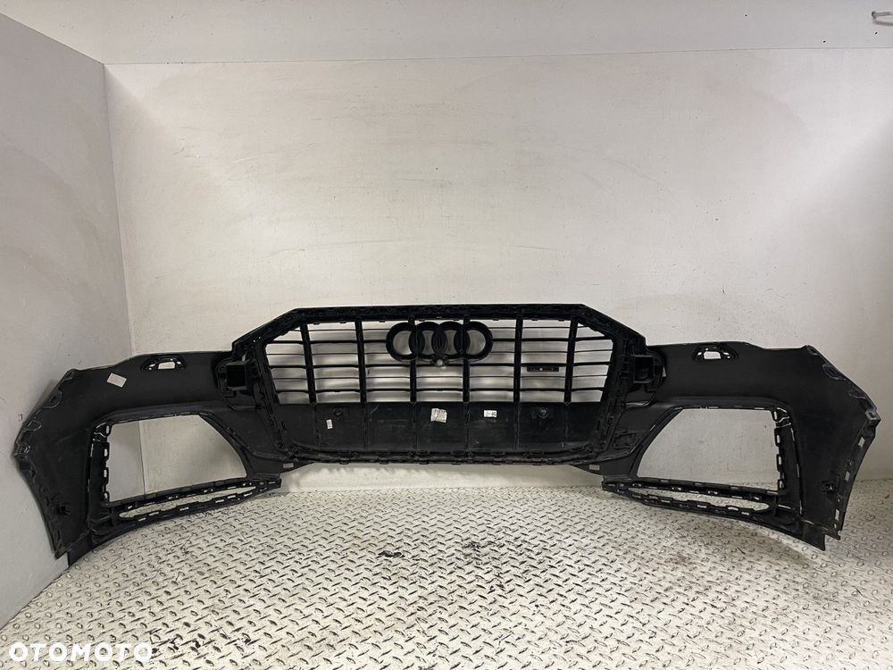 AUDI Q7 II 4M 4M0 LIFT 19-25 S-LINE ZDERZAK PRZEDNI PRZÓD GRILL CZARNY  4M0807437R - 7