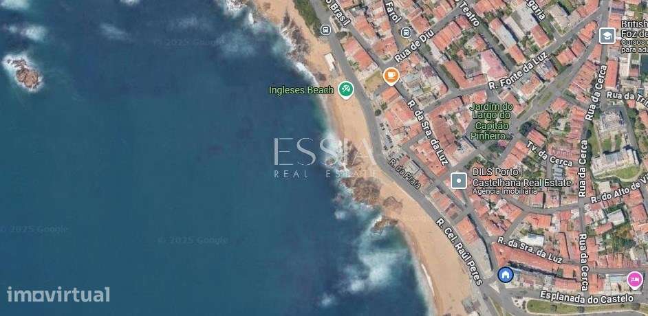 Apartamento Prédio T2 Vistas Mar para Remodelar na Foz do Douro - Grande imagem: 2/10