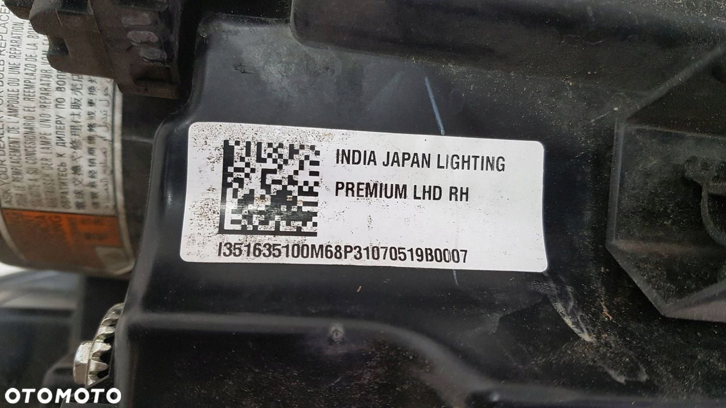 Suzuki Baleno IV 15- LAMPA REFLEKTOR PRZÓD PRZEDNI PRAWY EU - 7
