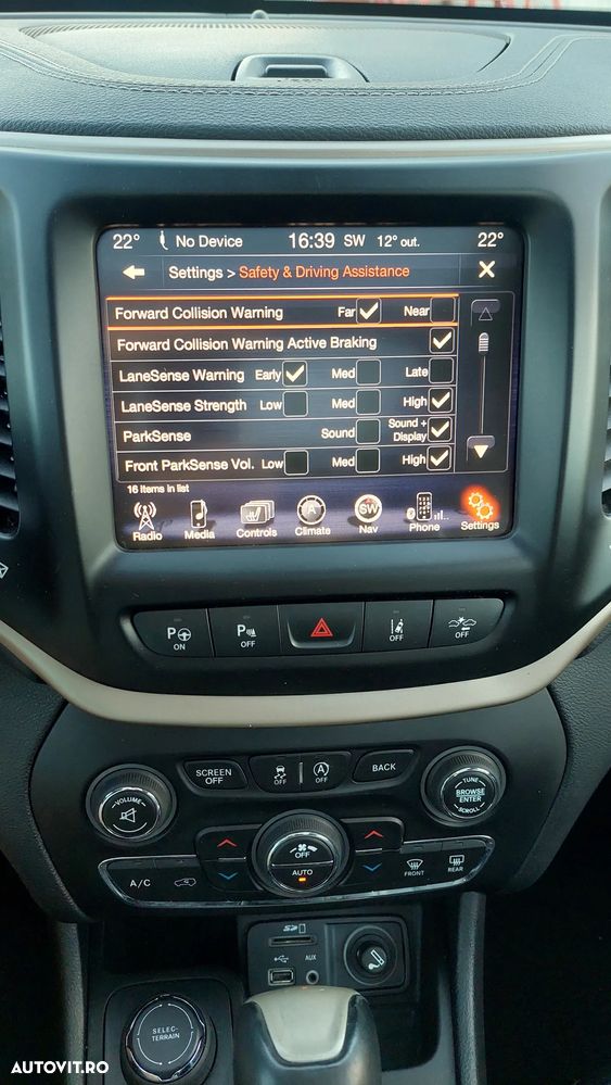 Jeep Cherokee 2.0 Mjet 4x4 AT Limited - 19