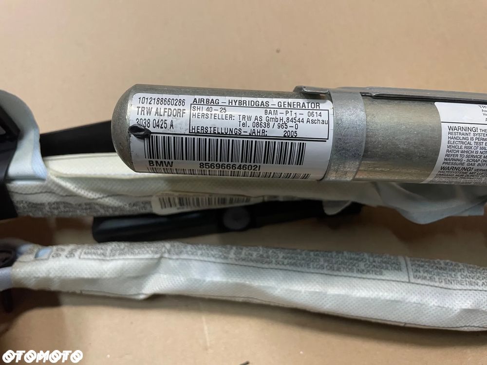 30380425A Kurtyna powietrzna airbag lewa lub prawa bmw 3 e90 e91 - 6