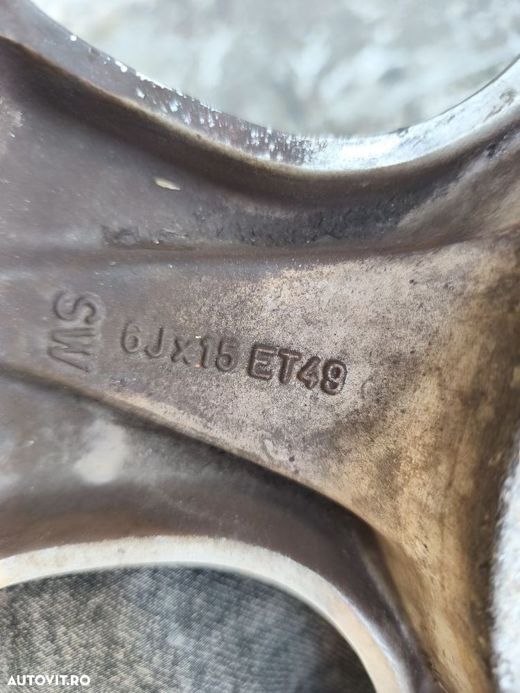 Set jante de aliaj Opel Astra H facelift 2008 R15 - 6