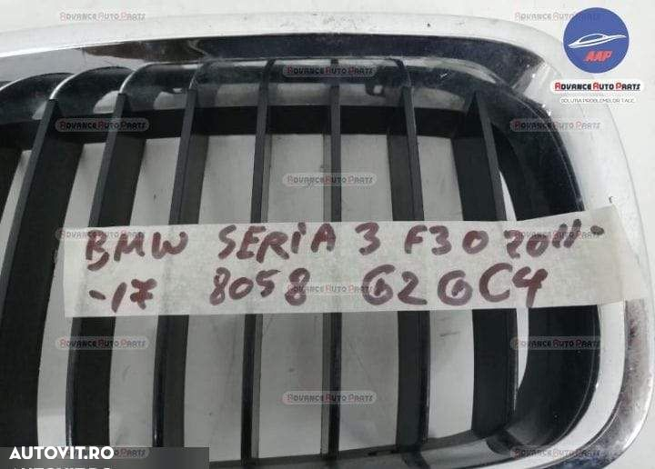 Grila stanga originala BMW  Seria 3  F30/F31/F34 2011 2012 2013 2014 2 - 6