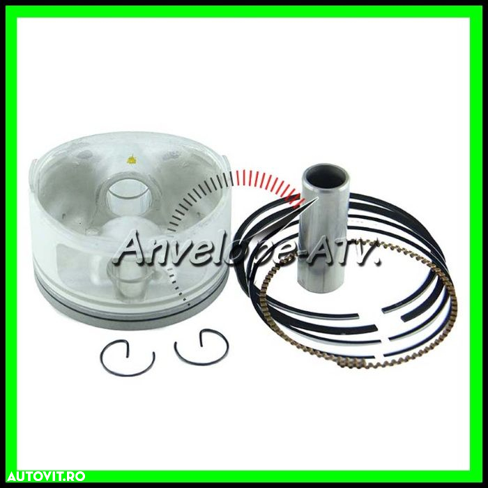 Piston atv LINHAI 300 72.5MM cu Teflon cu Segmenti Sigurante Bolt - 4