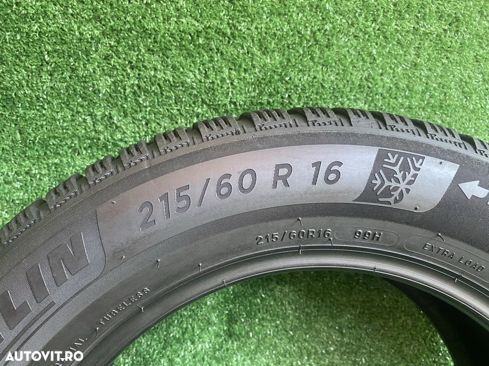 Set 4 anvelope Iarnă  215 60 R 16 99 H Michelin Alpin 6 Dot 3820 - 5
