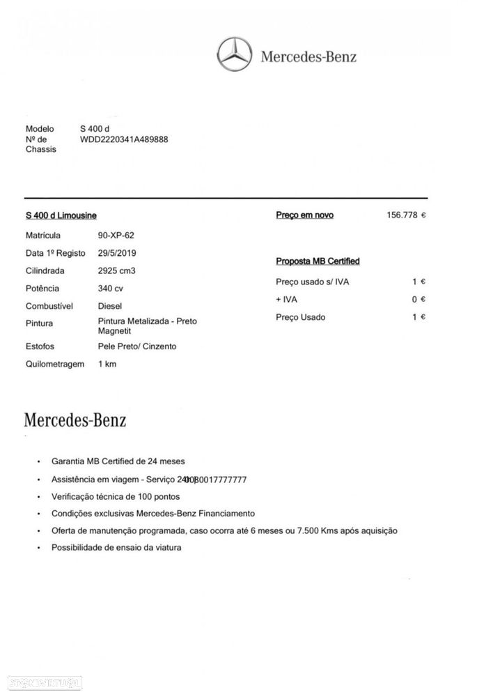 Mercedes-Benz S 400 d Longo 4-Matic - 48