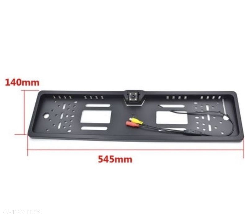 Set - Suport numar inmatriculare cu camera video marsarier si monitor - 3
