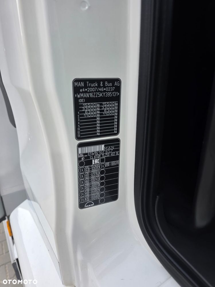 MAN TGM / 15.250 / EURO 6 / CHŁODNIA + WINDA / ŁAD. 6 750 KG / 18 PALET - 23