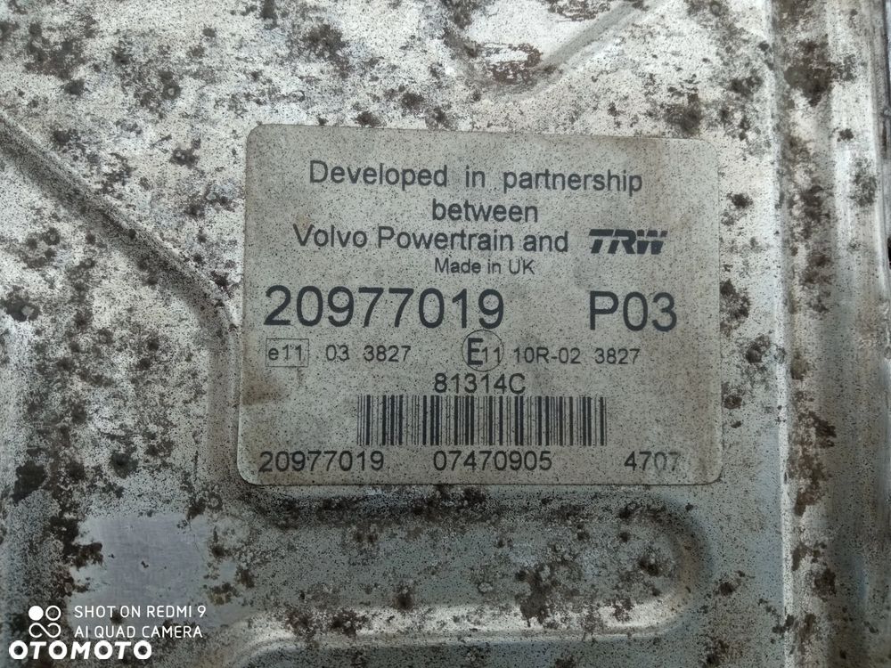 sterownik, komputer silnika RENAULT premium DXI, nr 20977019/P03 - 2