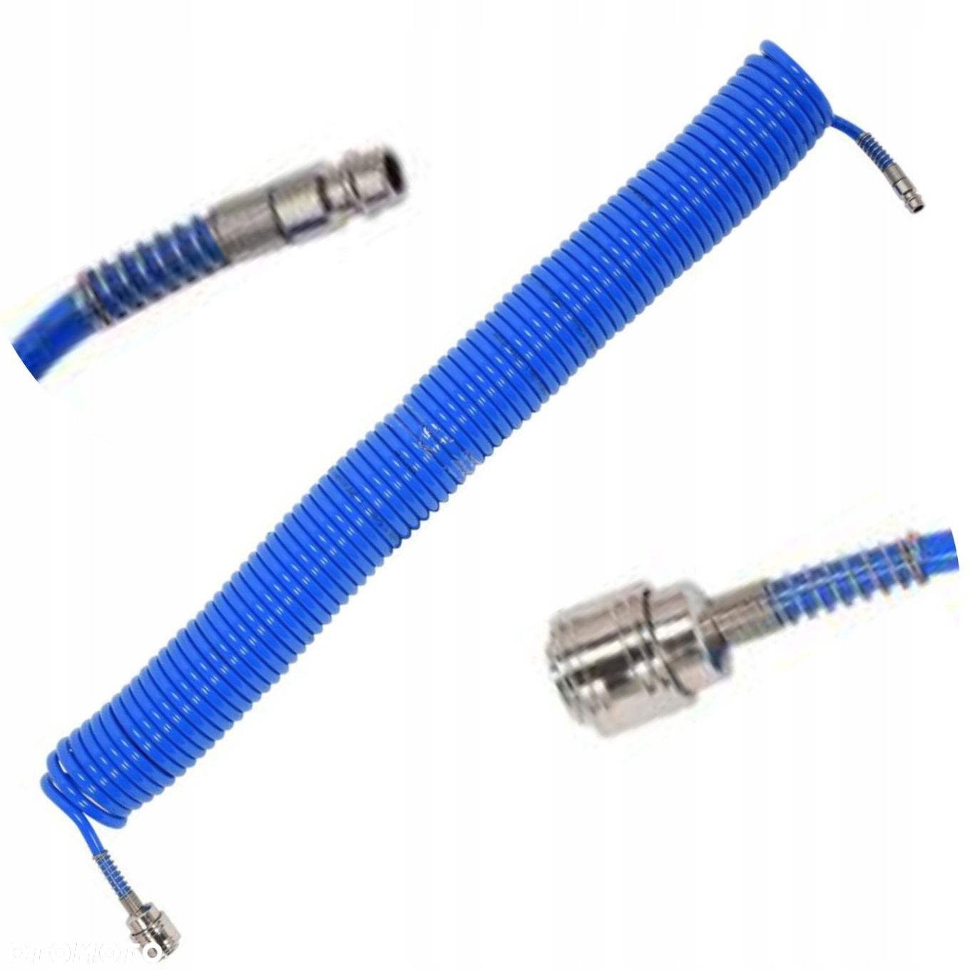 YATO WĄŻ SPIRALNY 6,5MMx10MMx10M PU SZYBKOZŁĄCZKI - 5