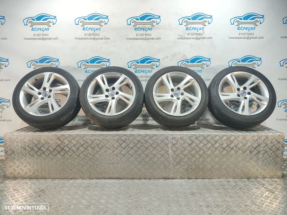 Conjunto Jantes 17 Originais Volvo V50 7J ET52 5x108
