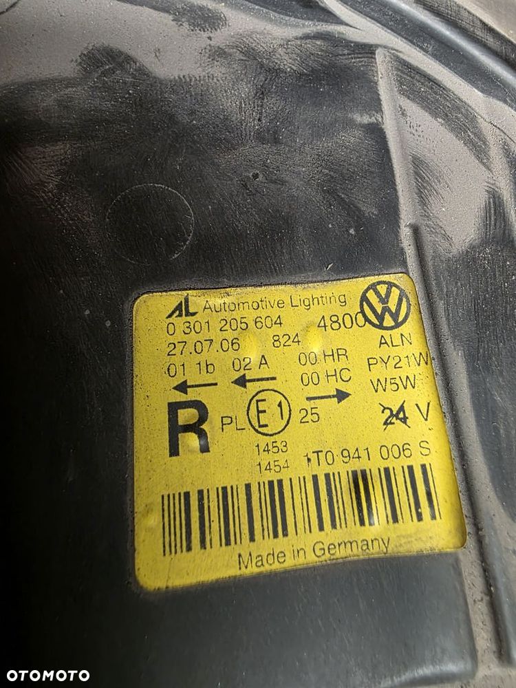 VOLKSWAGEN TOURAN I LAMPA PRZEDNIA PRAWA  ANGLIK 1T0941006 - 4
