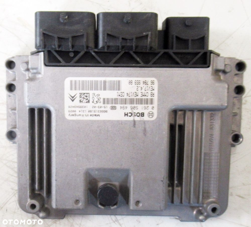 CITROEN C3 PICASSO 1.4 VTI STEROWNIK KOMPUTER SILNIKA 9678495980 P2008 - 2