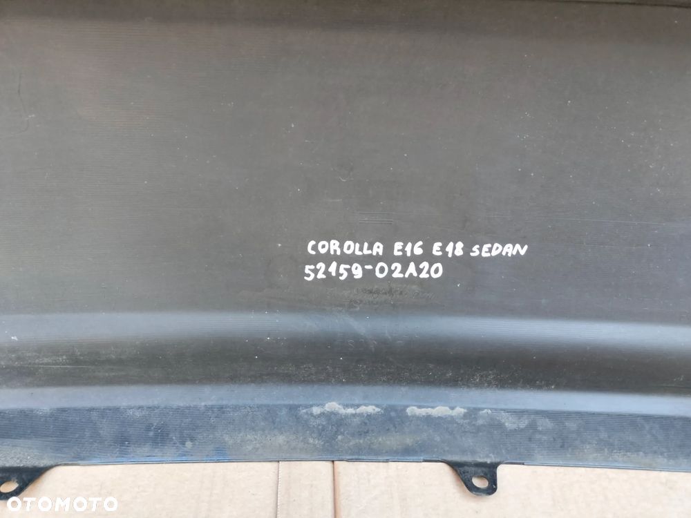 TOYOTA COROLLA E16 E18 SEDAN ZDERZAK TYŁ 52159-02A20 - 8