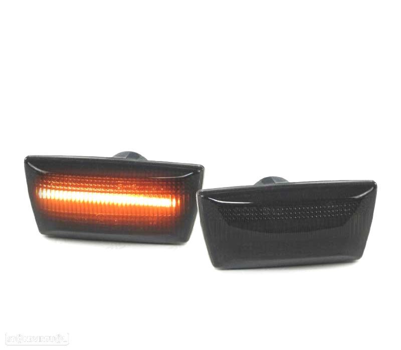 PISCAS LATERAIS LED DINAMICOS PARA OPEL ASTRA H CORSA D INSIGNIA ZAFIRA PRETO - 1