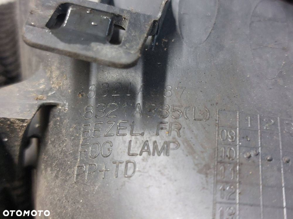HALOGEN LEWY KRATKA ZAŚLEPKA MITSUBISHI ASX I 8321A387 89500181 - 6