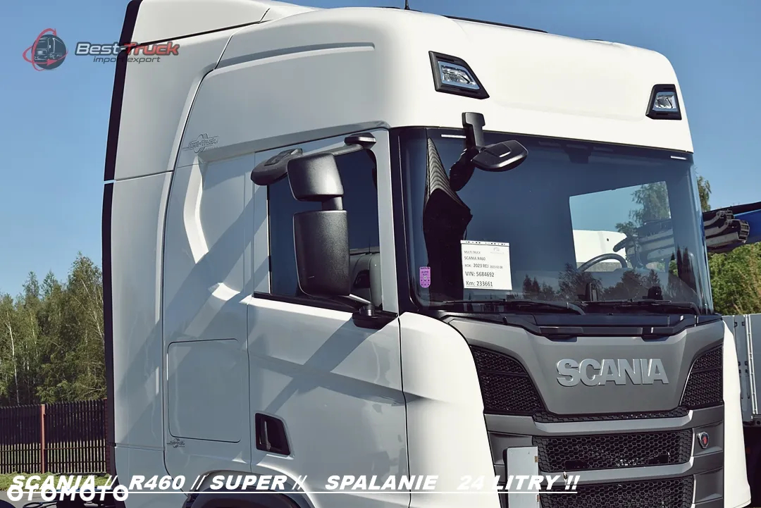 Scania 460R / SUPER /  LED LAMPY / KLIMA POSTOJOWA  /  RAMA STANDARD - 14