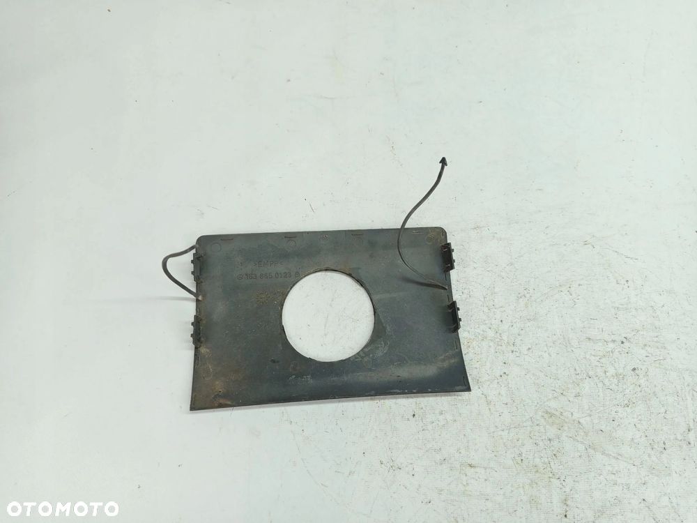 MERCEDES W163 ML ZAŚLEPKA ZDERZAKA TYŁ POD HAK A1638850123 - 4