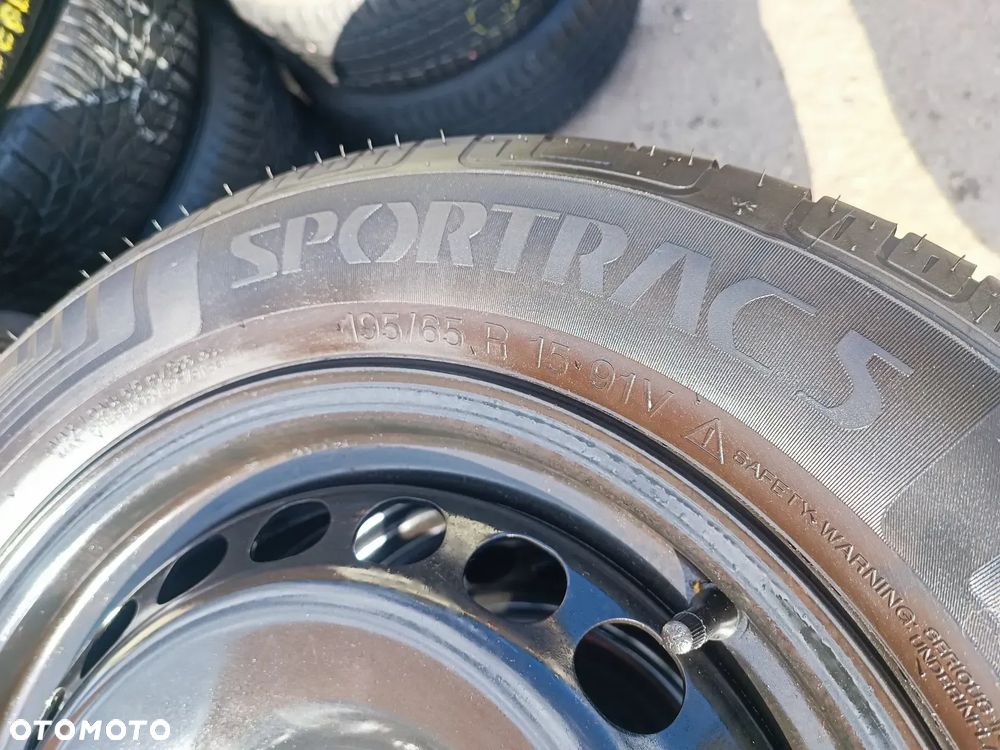 195/65R15 91V Opony Letnie Lato VREDESTEIN SPORTRAC 5 7,5mm Legnica ALU-RAD jak Nowe 195/65 - 9