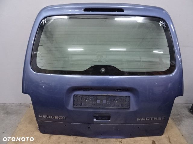 KLAPA TYŁ TYLNA BAGAŻNIKA PEUGEOT PARTNER I 96-02 NR177 - 1