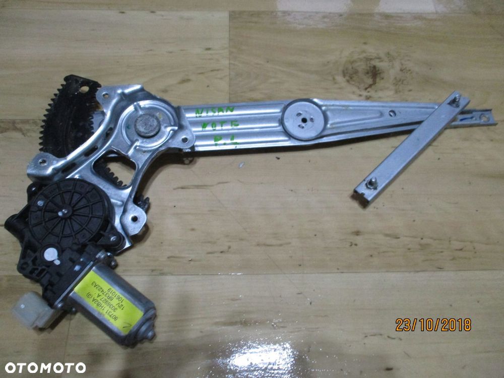 mechanizm szyby lewy przód do nissan note e12 - 1