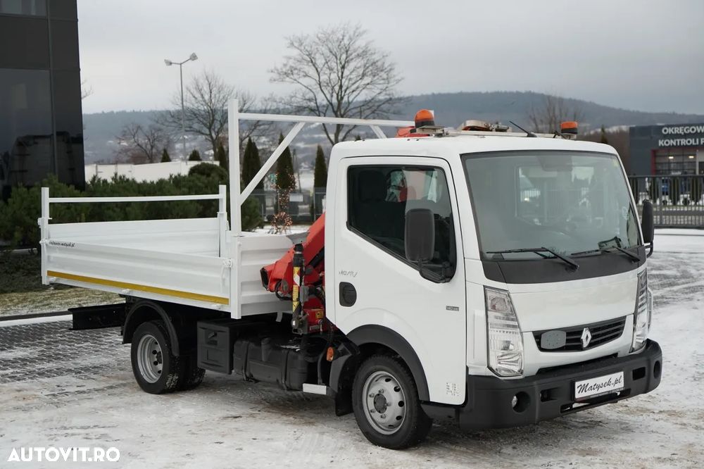 Renault MAXITY 140 DXI / BASCULATOR / + HDS FASSI F22A / CAPACITATE DE RIDICARE 995 KG / ATRACȚIE 5,5 M / IMPORTAT - 9