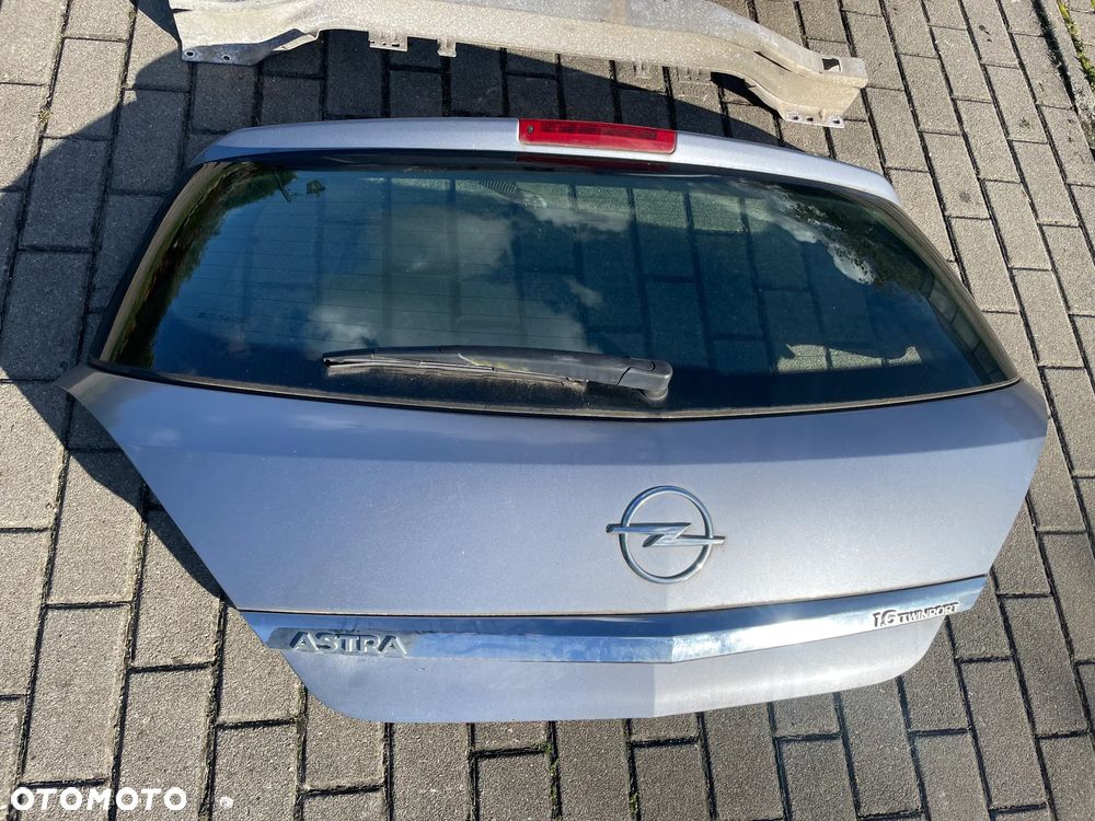 Opel ASTRA H ZDERZAK TYŁ TYLNY klapa lampa lewa prawa Z163 3D HB kompletna - 2