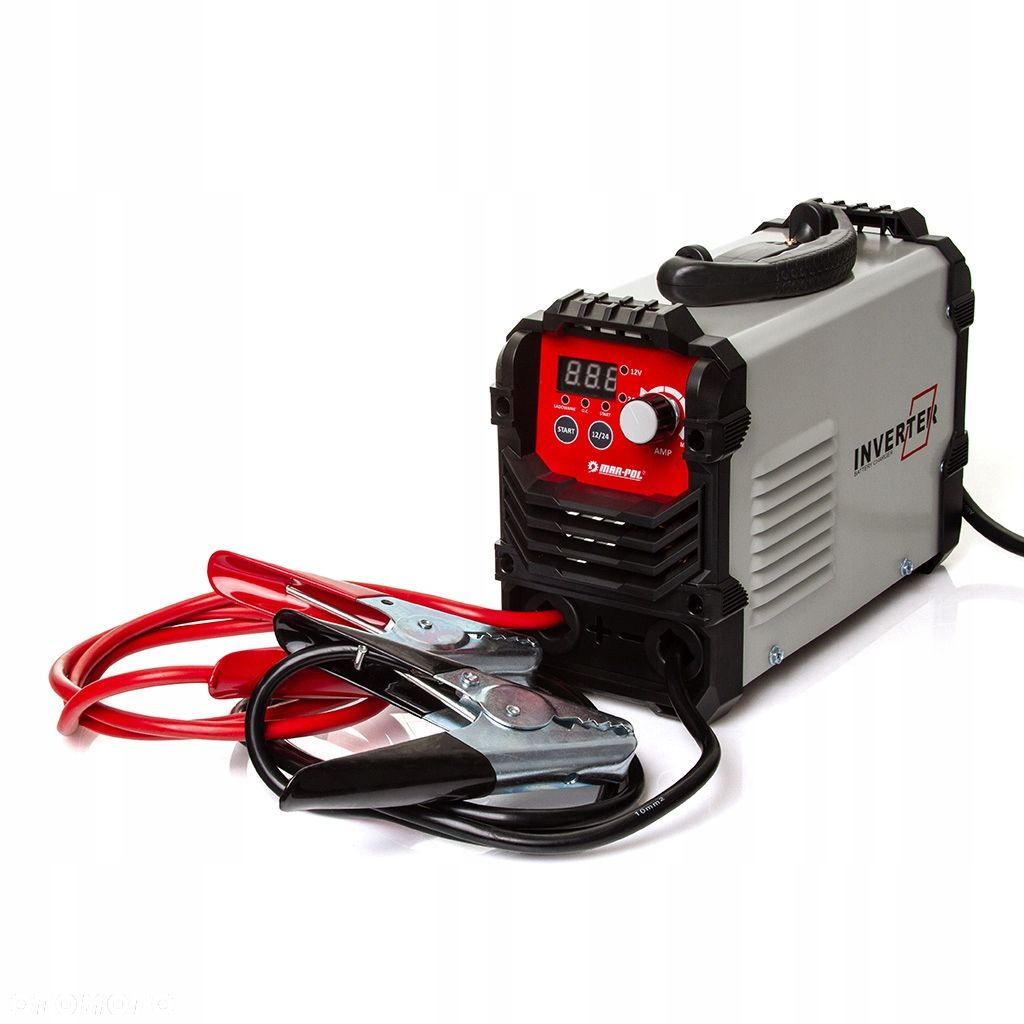 PROSTOWNIK INWERTOROWY 12V 24V ROZRUCH ŁADOWANIE AKUMULATORÓW 400A M89381 - 2