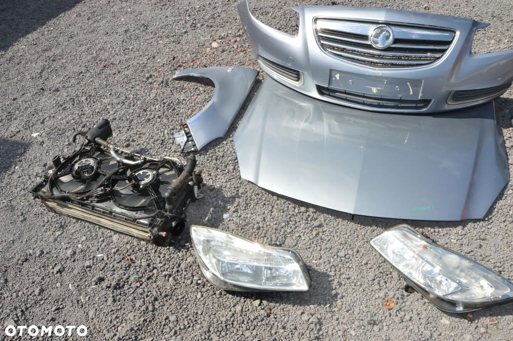 Zderzak maska błotnik lampa chłodnice  komplet przód opel insignia a - 2