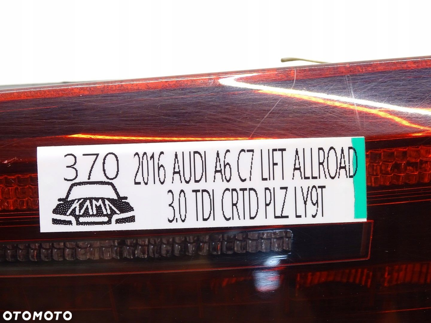LAMPA LED MATRIX PRAWA TYLNA PRAWY TYŁ AUDI A6 C7 LIFT ALLROAD 4G9945094F - 7