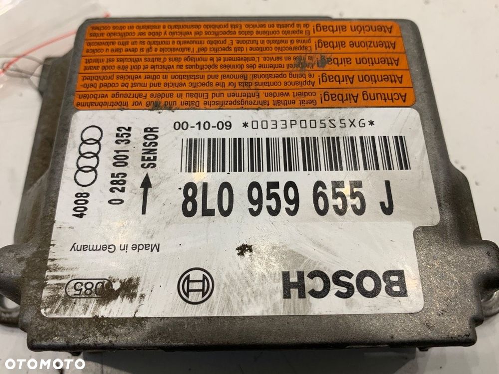 SENSOR AIRBAG  AUDI A3 (8L1) 1996 - 2006 1.9 TDI 81 kW [110 KM] olej napędowy 1997 - 2001 - 4