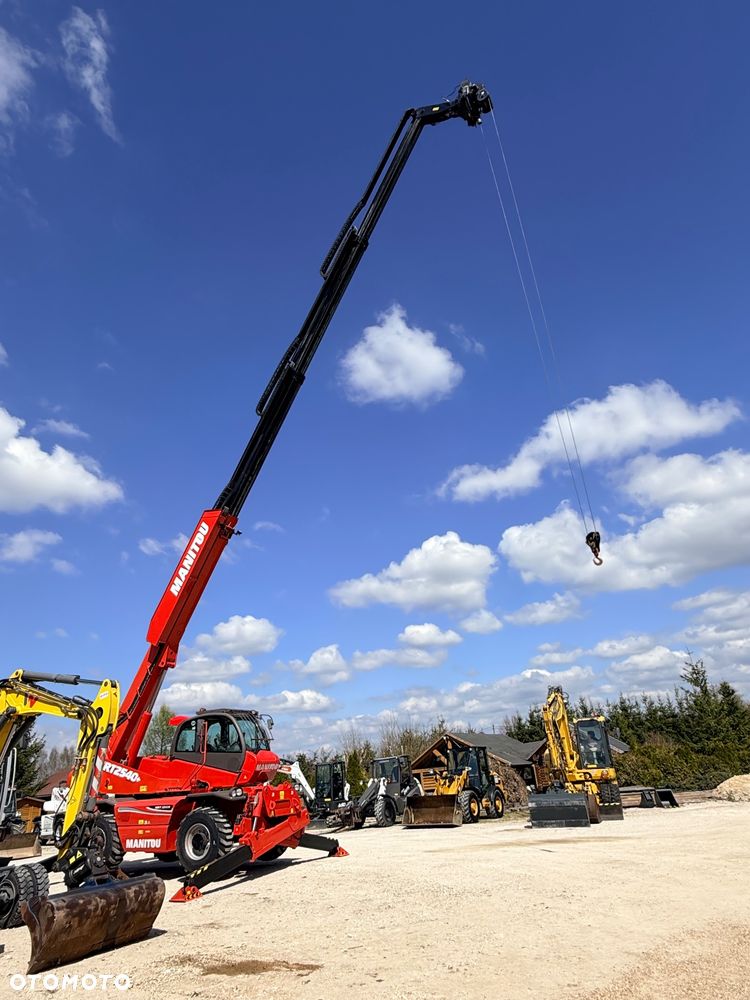 Manitou Ładowarka teleskopowa MANITOU ROTO Mrt 2540 + Privilage 360° obrotowa 2150 2550 bez Dpf i Adblue  PILOT sterowania Kosz Widły manitka silnik Mercedes  Wciagarka  1 właściciel KLIMA serwisowana Merlo - 17
