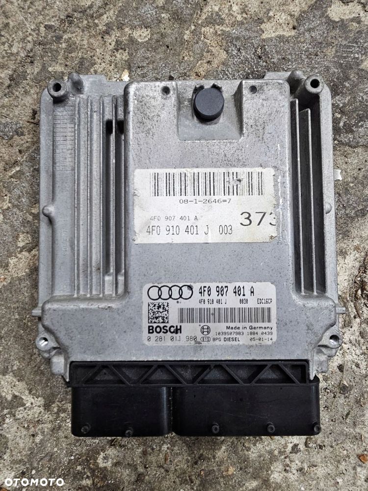 KOMPUTER STEROWNIK SILNIKA AUDI A6 C6 05 3.0TDI 4F0907401A - 1