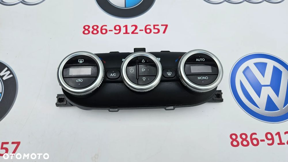 Fiat 500L Panel sterowania klimatyzacją Sterowanie nawiewem Panel klimy AC 735636721 EUROPA IDEALNY - 1