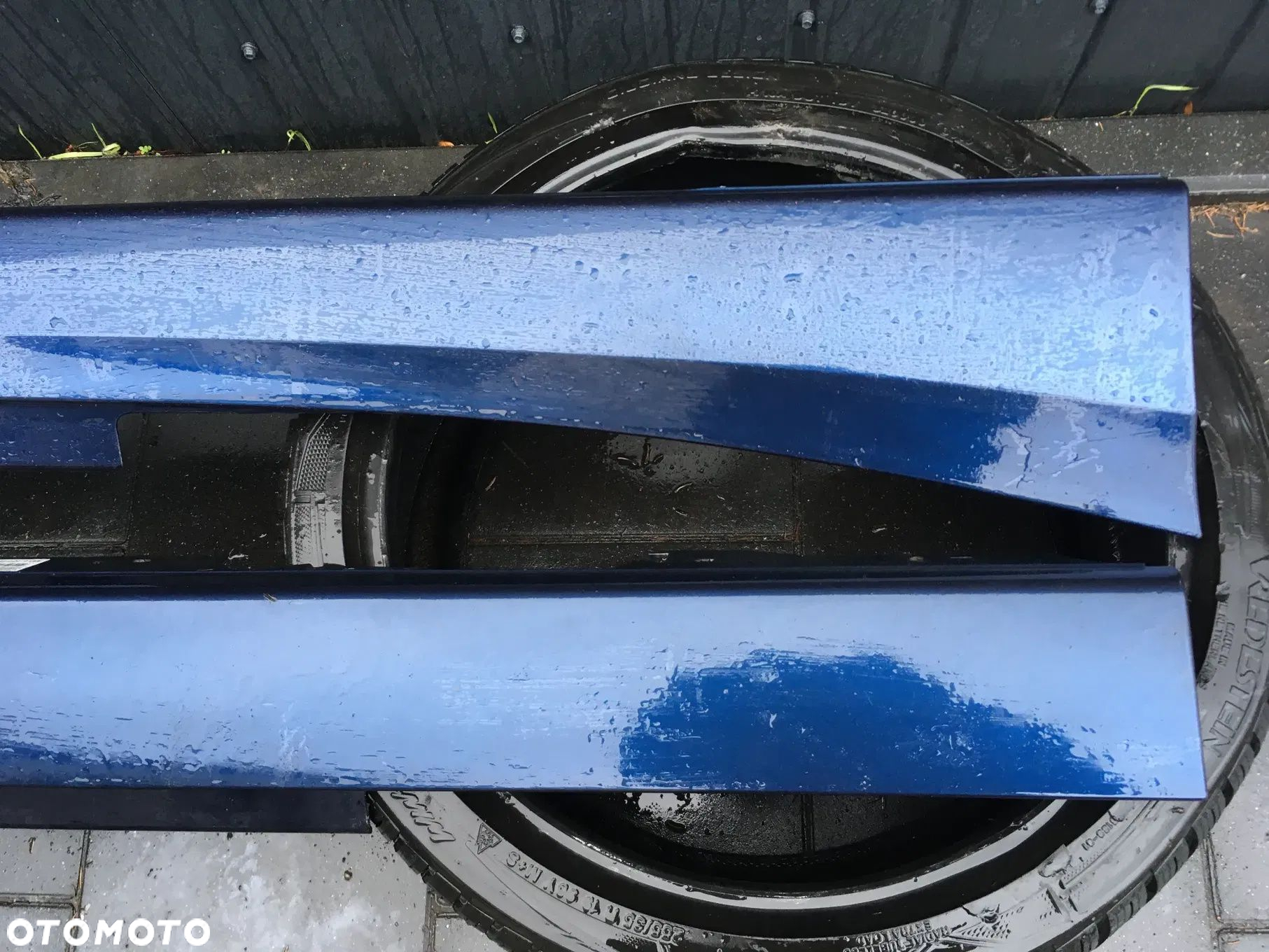 BMW 1 F21 2 F22 F23 LISTWA PROGOWA PRAWA LEWA A76 TIEFSEEBLAU - 2