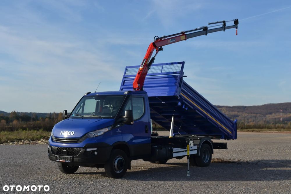 Iveco Daily 72C18 70C18 Nowy 3-stronny WYWROT Kiper Wywrotka Nowy HDS Żuraw HC 45A3 Dźwig Fassi F40 - 22