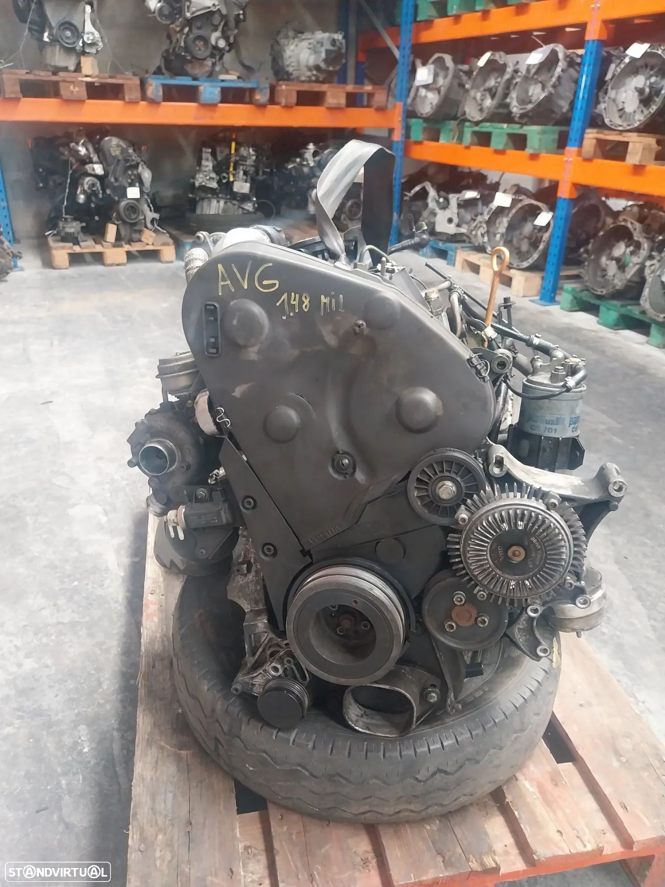 Motor VW Passat 1.9 tdi 110 cv Ref: AVG - 1