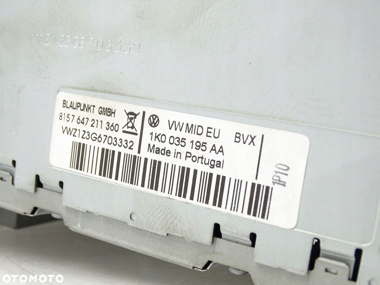 RADIO RADIOODTAWARZACZ EKRAN WYŚWITLACZ VW TIGUAN I 1 5N 1K0035195AA - 5