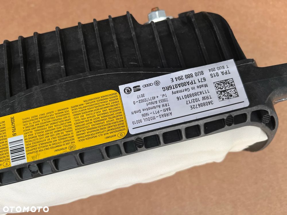 PODUSZKA PASAŻERA AUDI Q3 8U0 AIRBAG PASAŻERA 8U0880204E ORYGINAŁ 2017r - 2