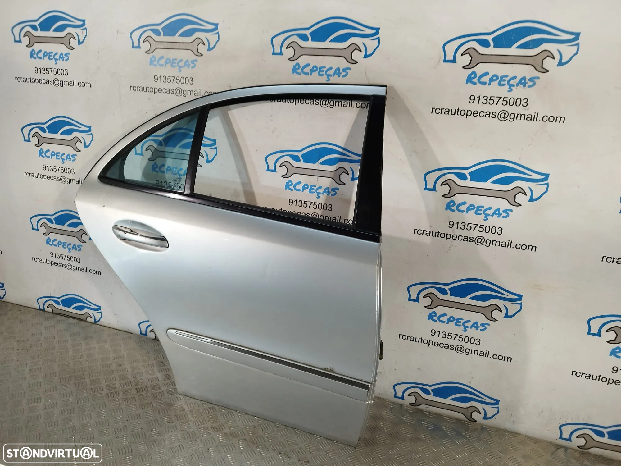PORTA TRASEIRA TRÁS DIREITA MERCEDES BENZ CLASS CLASSE E W211 A2117300205 2117300205 FECHO ELEVADOR MOTOR PUXADOR - 2