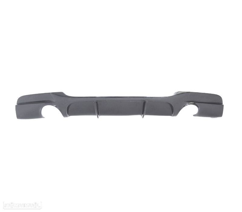 DIFUSOR BMW E90 E91 04-12 LOOK M PERFORMANCE PRETO BRILHANTE - 2