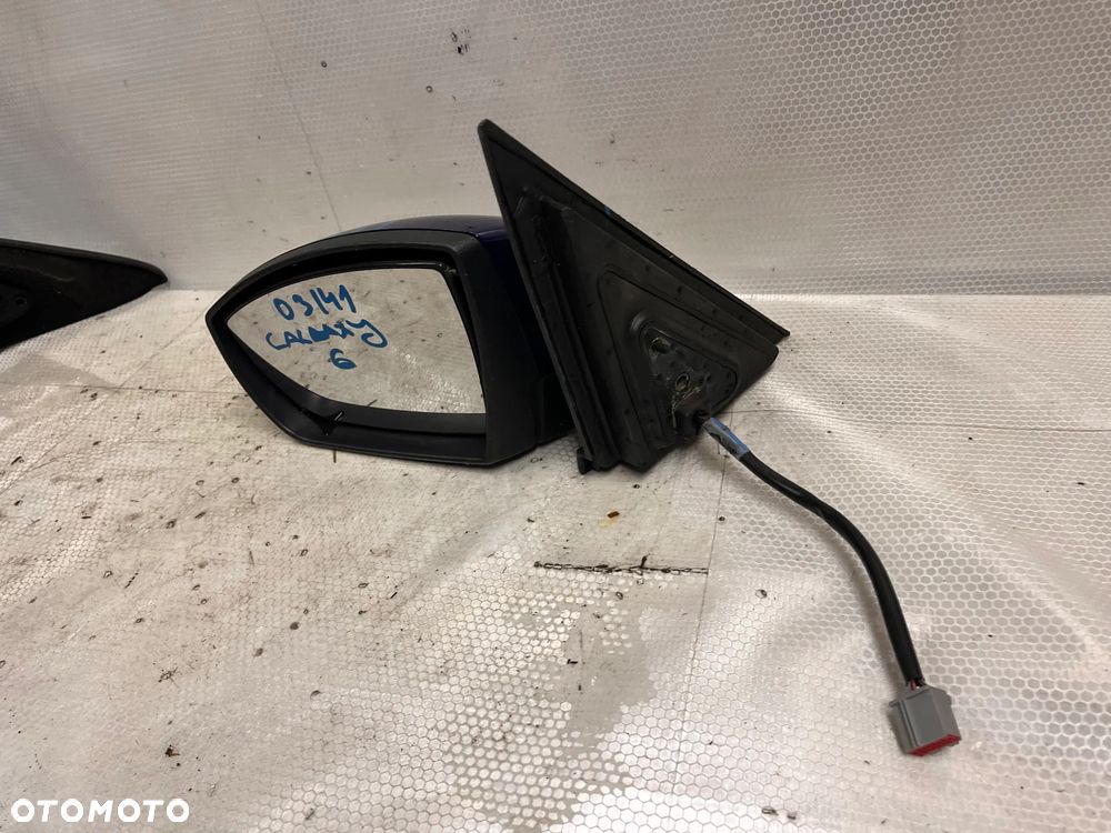 LUSTERKO PRZOD PRZEDNIE ELEKTRYCZNE LEWE FORD GALAXY 2 NIEBIESKI 6PIN - 3