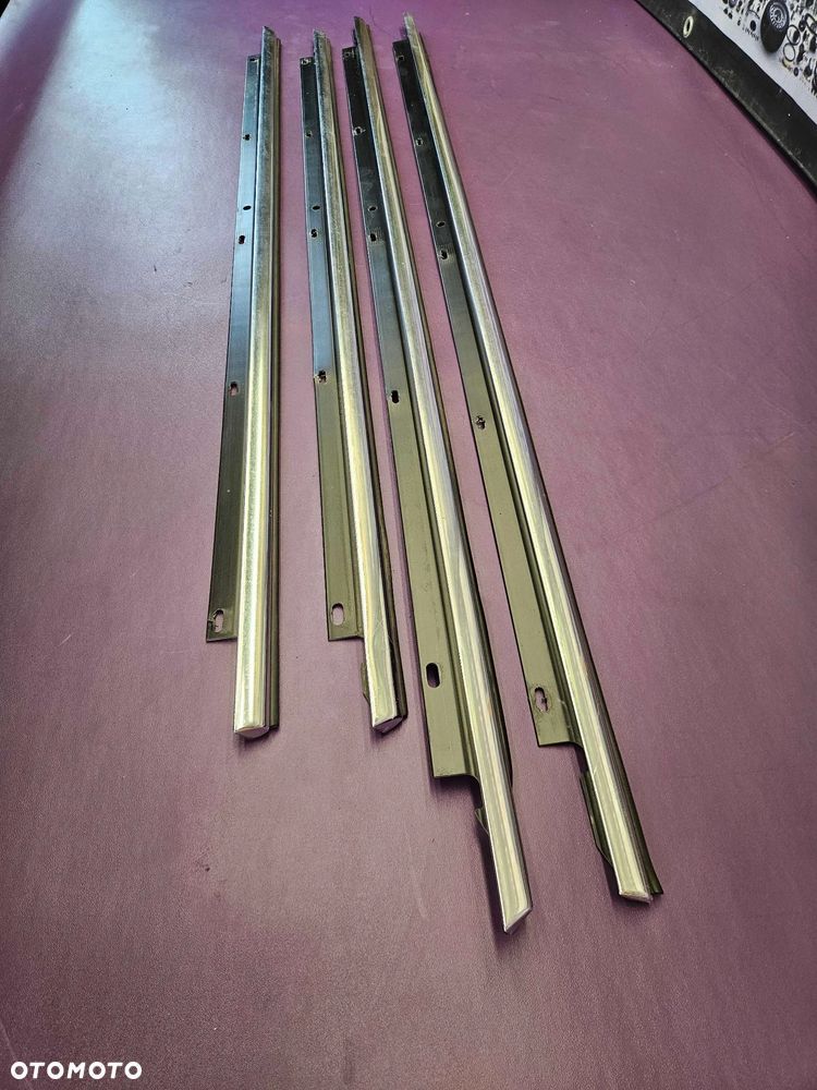 Listwa Listwy Zgarniajace Szyb Szyby Chrom Chromowane AUDI A6 C6 Sedan Kombi - 3